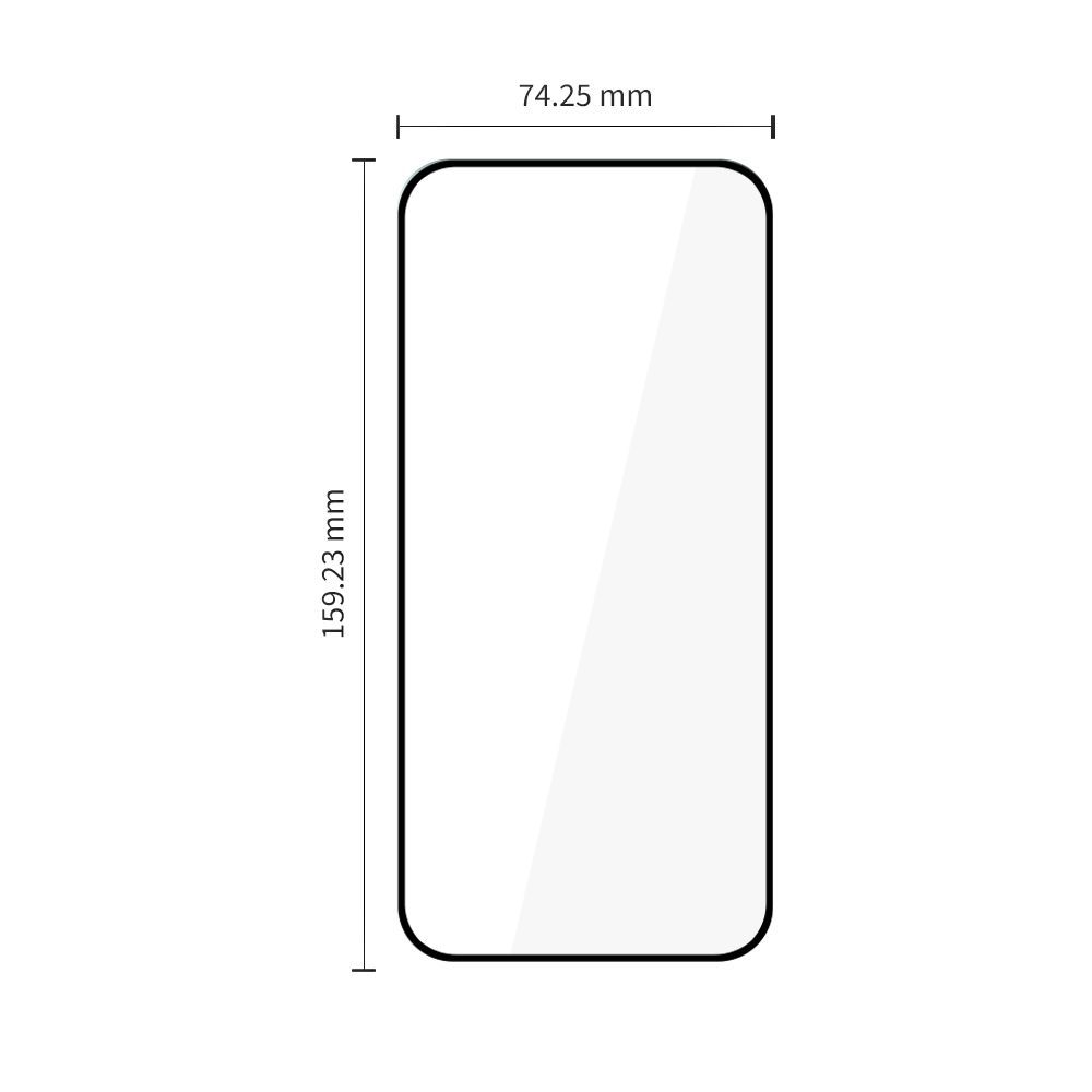 Протектор за екран Tech-Protect FIT+ за Motorola Moto G77 / G67, закалено стъкло, пълно залепване, комплект от 2 броя, 2.5D, черен