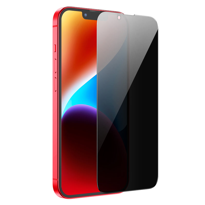 Защитно фолио за екран Privacy HOCO G15 за Apple iPhone 12 / 12 Pro, Закалено стъкло, Пълно лепило, 5D