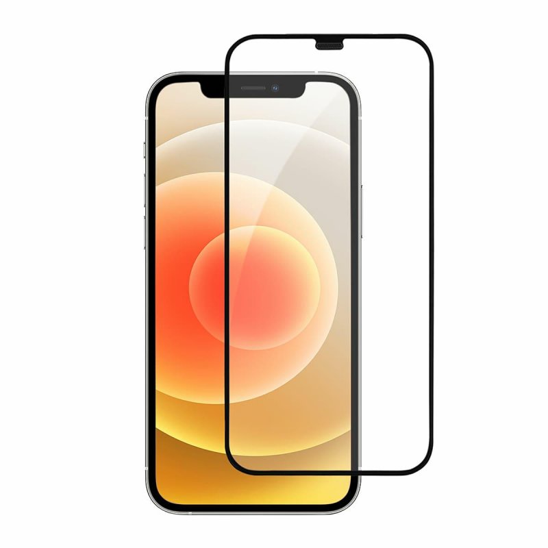 Протектор за екран OEM OG Premium за Apple iPhone 11 / XR, закалено стъкло, пълно залепване, черен