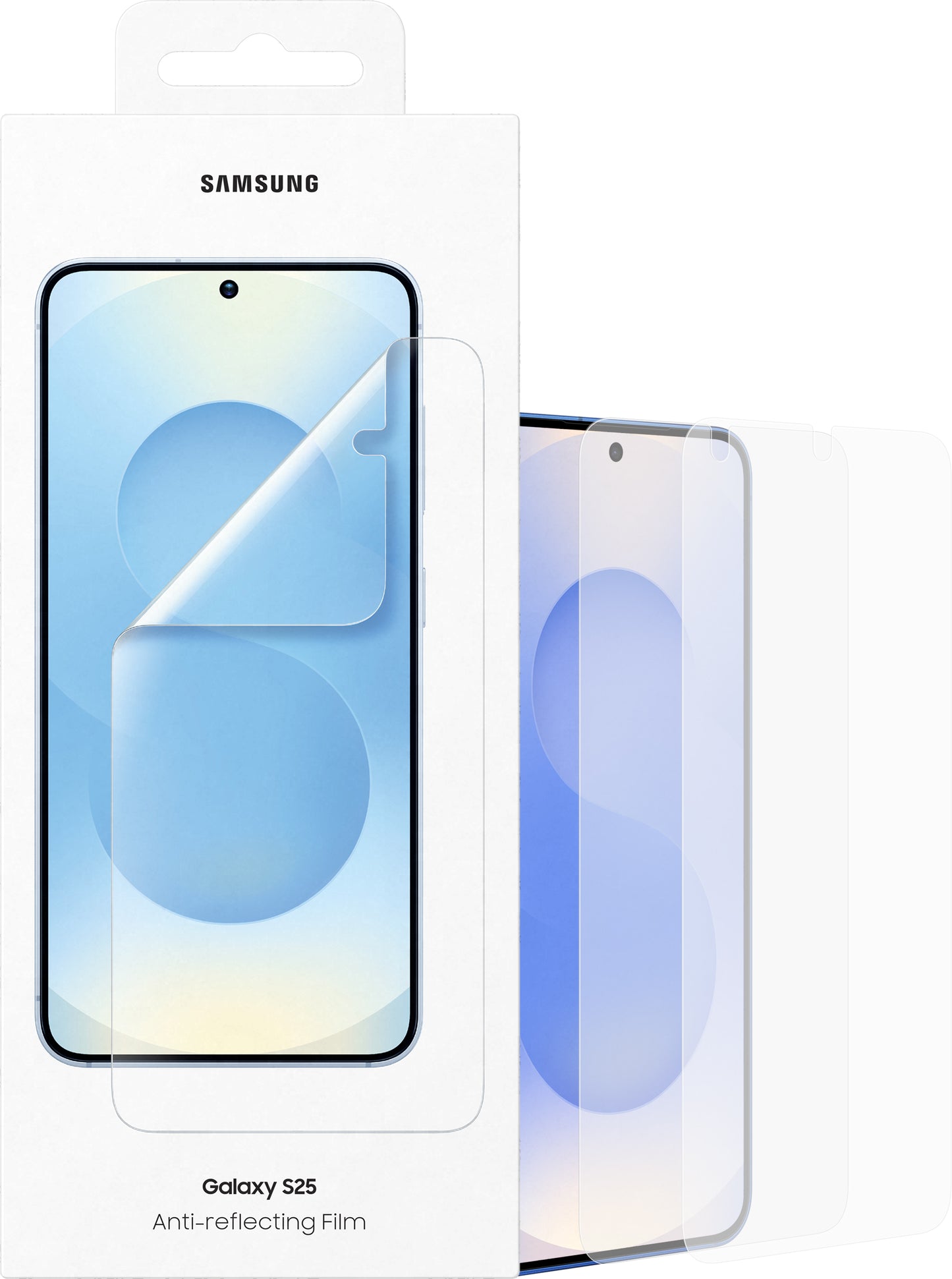 Защитно фолио Anti-reflecting за екран на Samsung Galaxy S25 S931, Пластмаса, Комплект 2 броя EF-US931CTEGWW