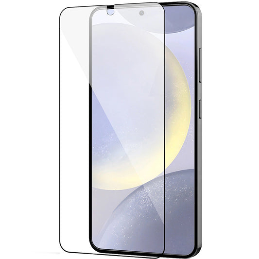 Защитно фолио Joyroom за екран на Samsung Galaxy S24 S921, закалено стъкло, пълно залепване, 2.5D, черно