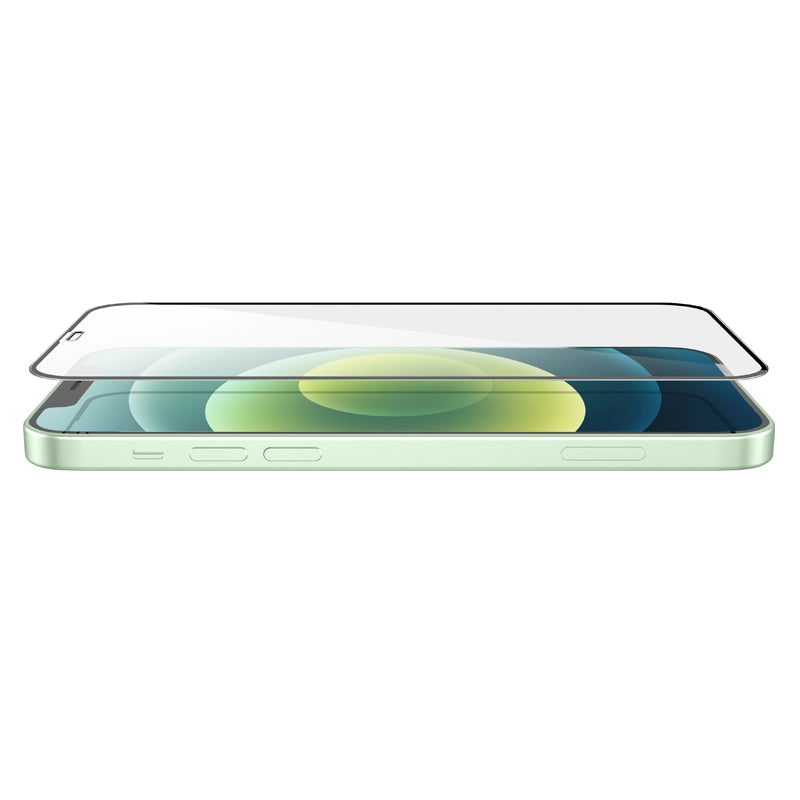 Защитно фолио за екран HOCO G16 за Apple iPhone 12 Pro Max, закалено стъкло, пълно лепило, 5D, черно.
