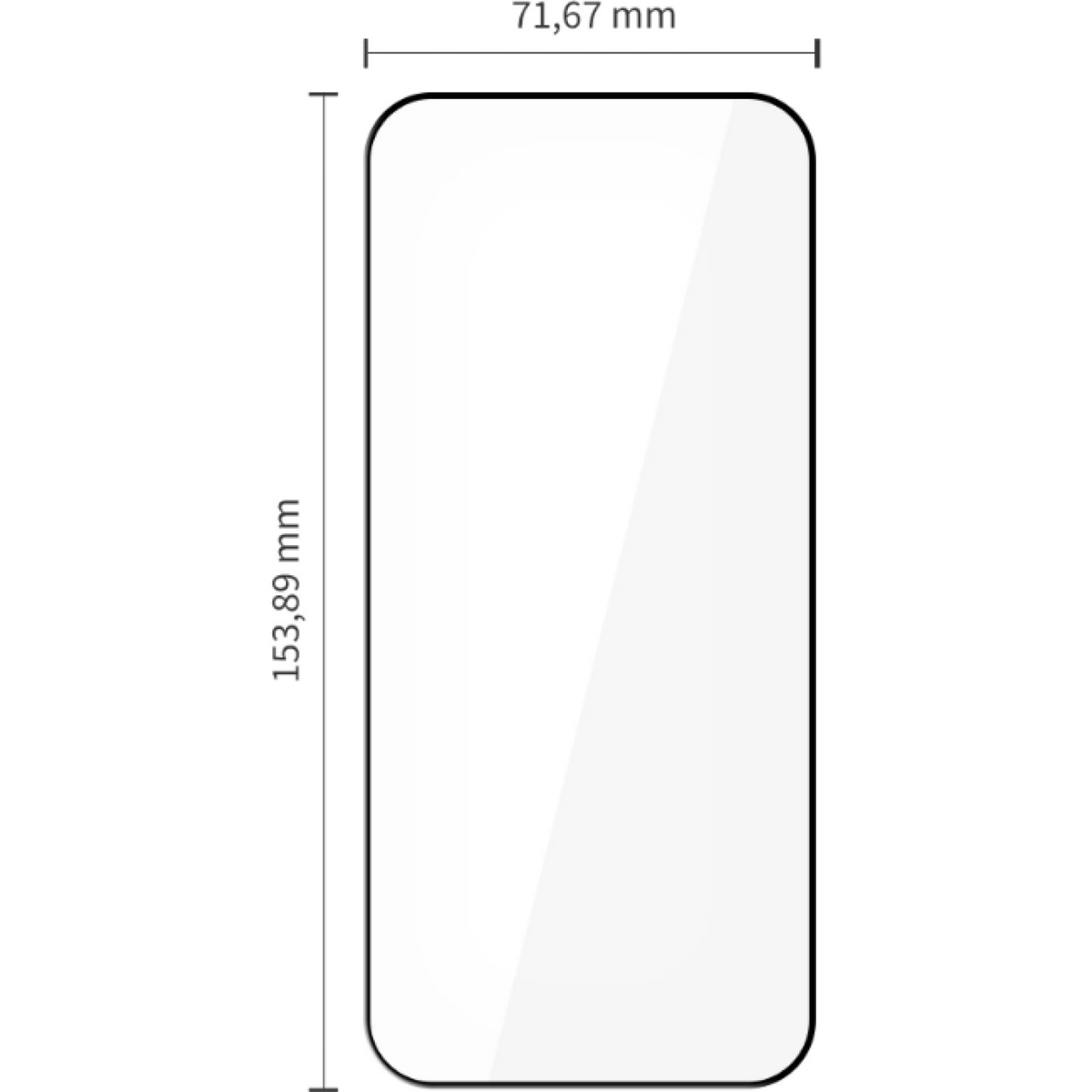 Протектор за екран Tech-Protect FIT+ за Xiaomi Poco F8 Ultra, закалено стъкло, пълно залепване, комплект от 2 броя, 2.5D, черен