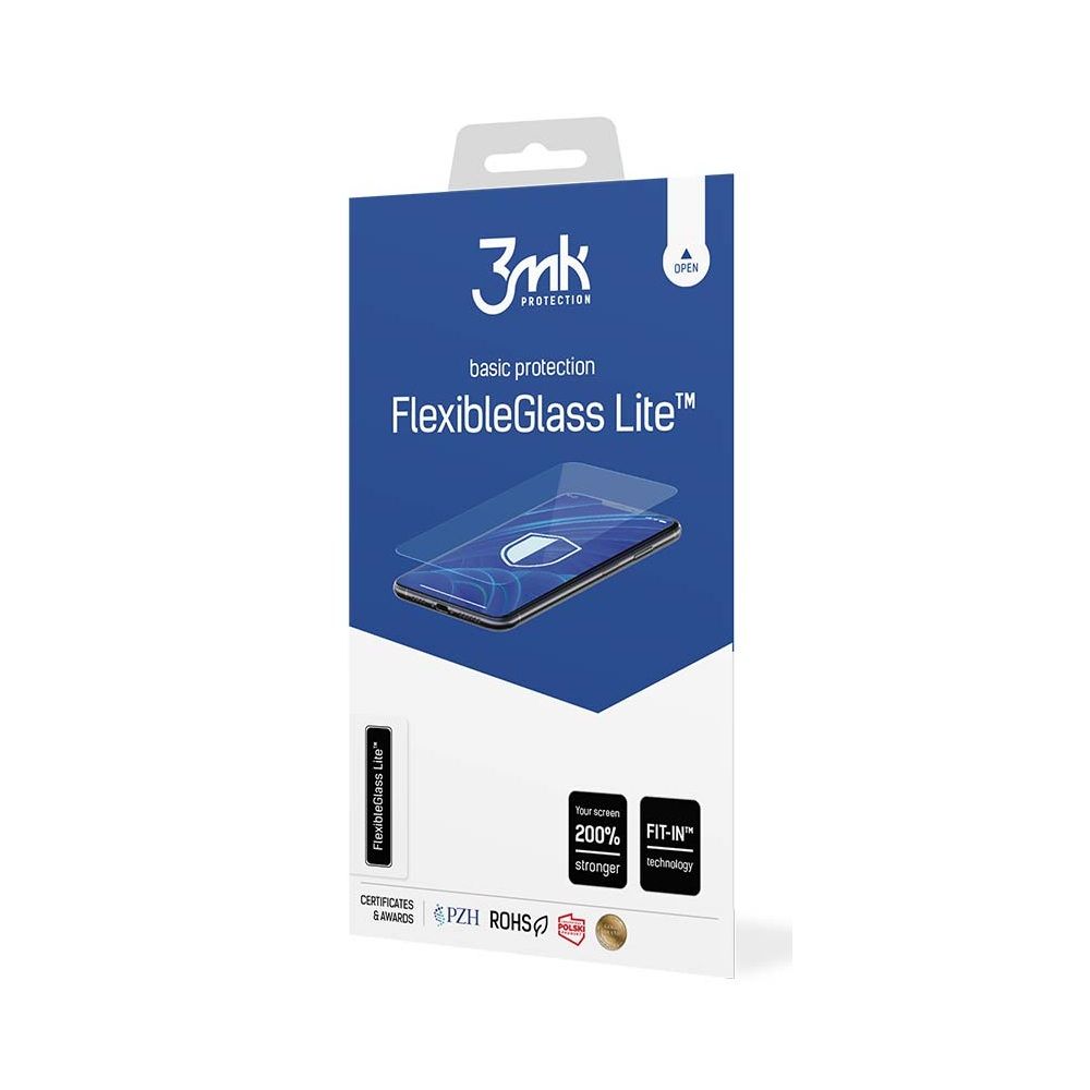 Протектор за екран 3MK FlexibleGlass Lite за Apple iPhone 11, гъвкаво стъкло, пълно залепване