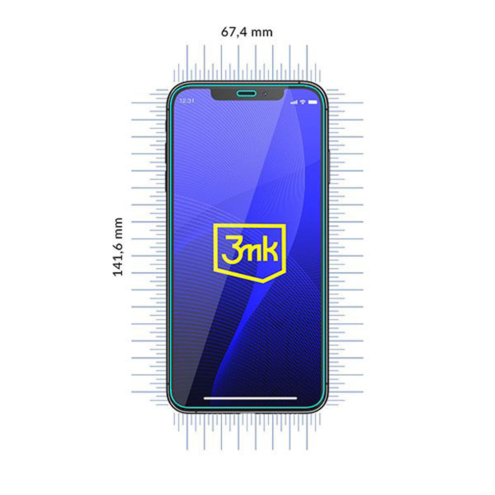 Протектор за екран 3MK FlexibleGlass за Apple iPhone 13, гъвкаво стъкло, пълно залепване