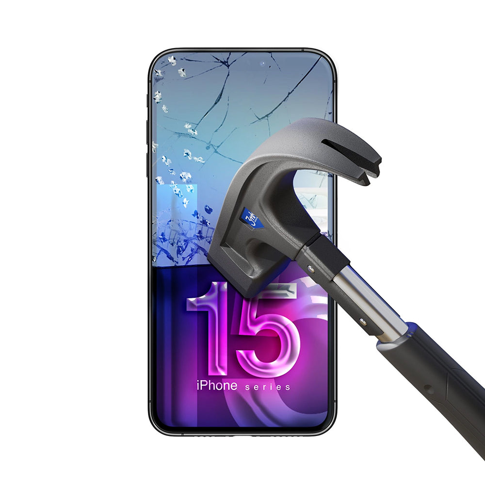 Протектор за екран 3MK FlexibleGlass за Apple iPhone 15, гъвкаво стъкло, пълно залепване