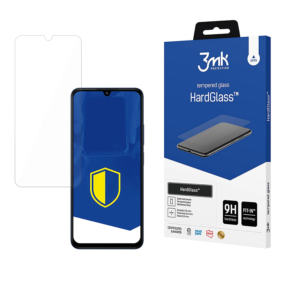 Протектор за екран 3MK HardGlass за Xiaomi Redmi A5 4G (Регионален) / 14C / Poco C75, Закалено стъкло, Пълно залепване