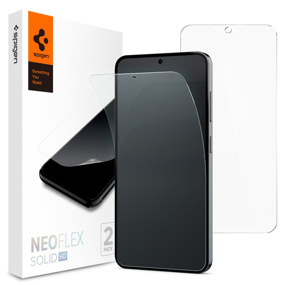 Защитно фолио за екран Spigen Neo Flex за Samsung Galaxy S24 S921, Пластмаса, Комплект 2 броя AFL07439