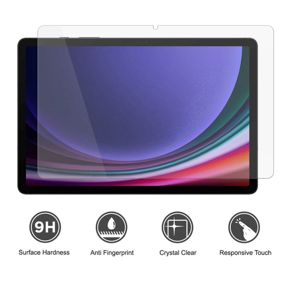Протектор за екран Lito Classic за Samsung Galaxy Tab S9 FE / Tab S9, закалено стъкло, пълно залепване, 2.5D
