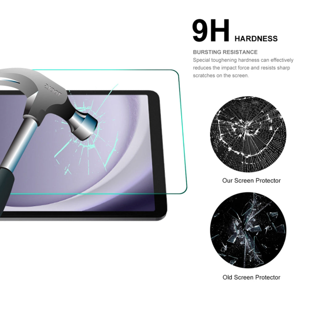 Протектор за екран Lito Classic за Samsung Galaxy Tab A11 / Tab A9, закалено стъкло, пълно залепване, 2.5D