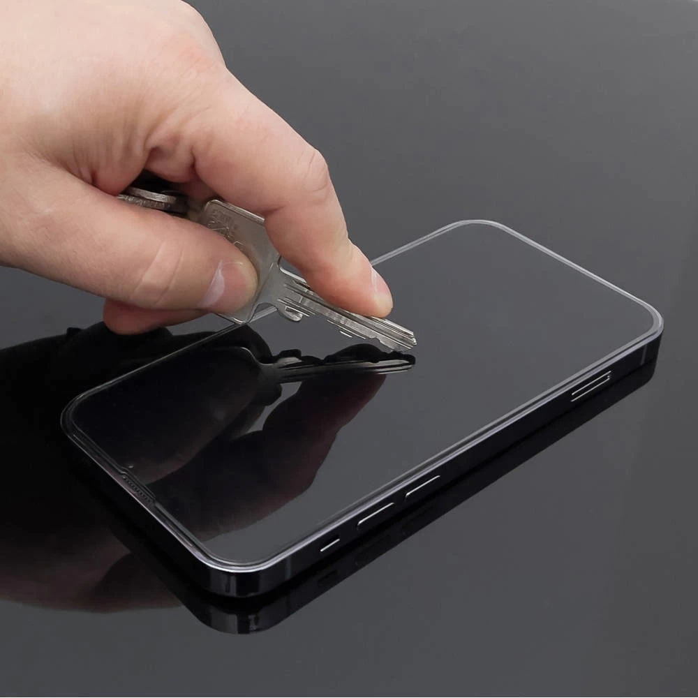 Протектор за екран Privacy WZK AntiSpy за Apple iPhone 15 Pro, закалено стъкло, пълно залепване
