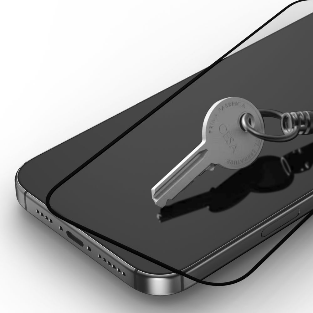 Протектор за екран Tech-Protect FIT+ за Motorola Moto G77 / G67, закалено стъкло, пълно залепване, комплект от 2 броя, 2.5D, черен