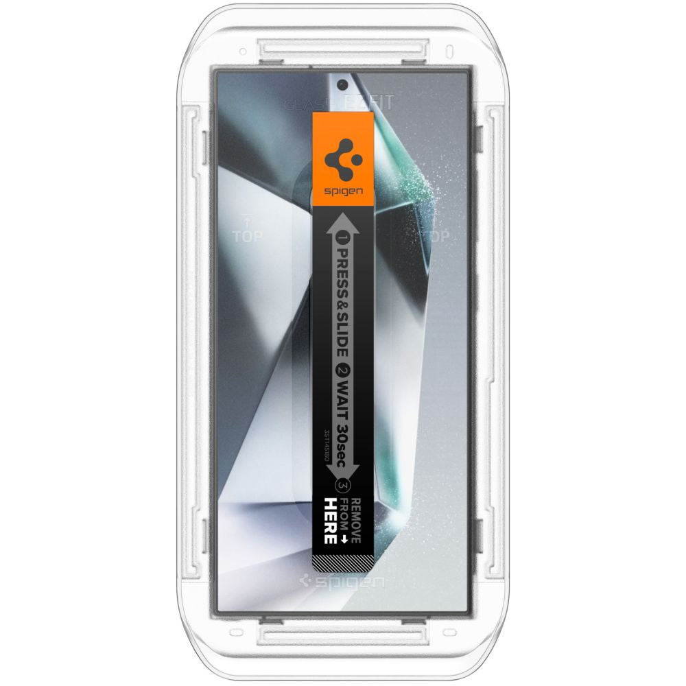Spigen EZ FIT Privacy Screen Protector за Samsung Galaxy S24 Ultra S928, защитно стъкло, пълно лепило, комплект 2 броя