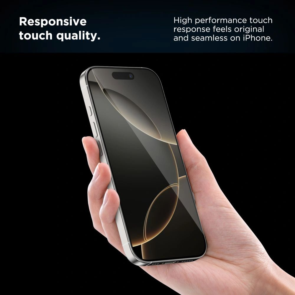 Защитно фолио за екран Tech-Protect Quick Set+ за Apple iPhone 17, Закалено стъкло, Пълно лепило, Комплект 2 броя, Черно