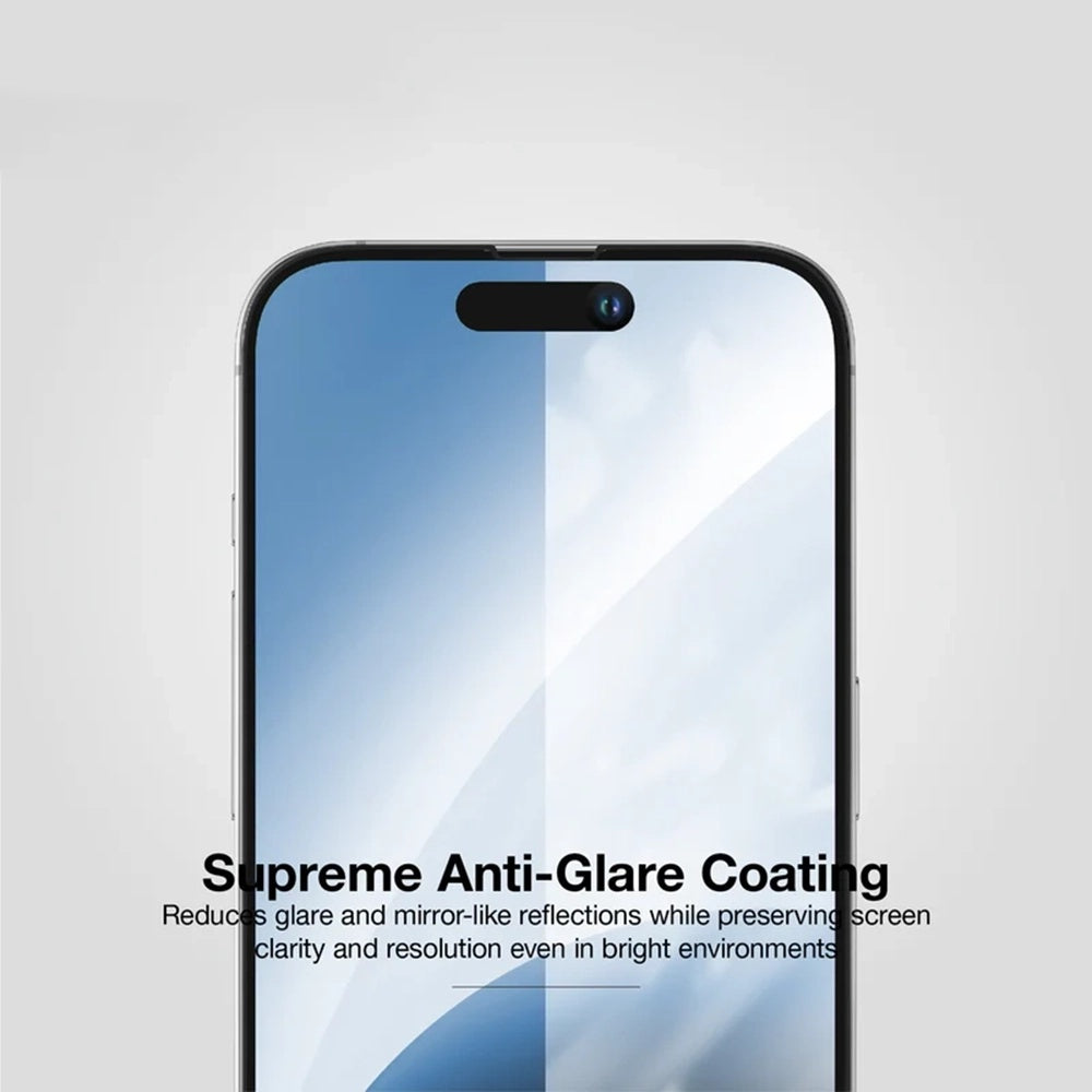 Anank 10X Reinforced CG Screen Protector for Apple iPhone 17 Pro, Tempered Glass, Full Glue, 2.5D, Black