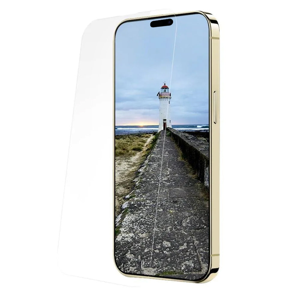Протектор за екран Anank 1X Reinforced за Apple iPhone 16 Pro Max, закалено стъкло, пълно залепване, 3D, комплект от 10 броя