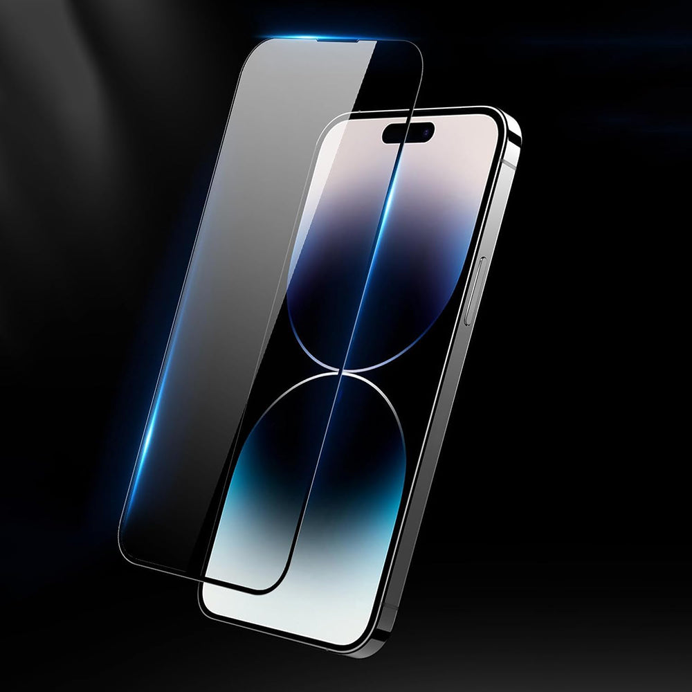 Протектор за екран Anank 5X Reinforced Anti Crack за Apple iPhone 17 Pro Max, Закалено стъкло, Full Glue, 3D, Черен