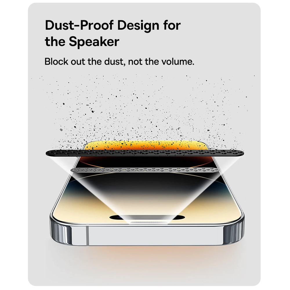 Защитно фолио Anank 5X Reinforced за Apple iPhone 17 Pro, закалено стъкло, Full Glue, 2.5D, черно