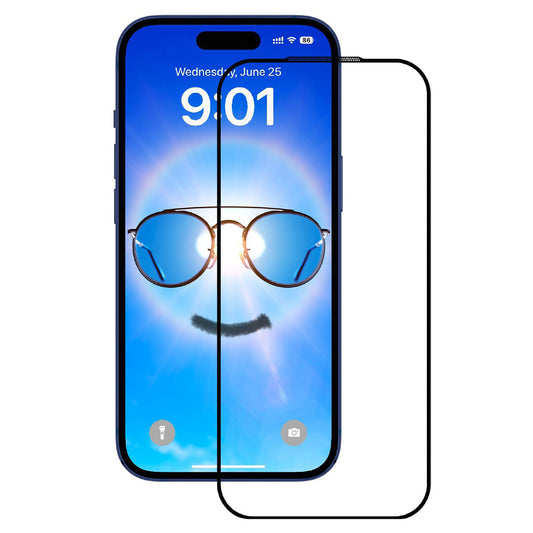 Защитно фолио Anank Anti Reflection за Apple iPhone 17 Pro, закалено стъкло, Full Glue, 2.5D, черно