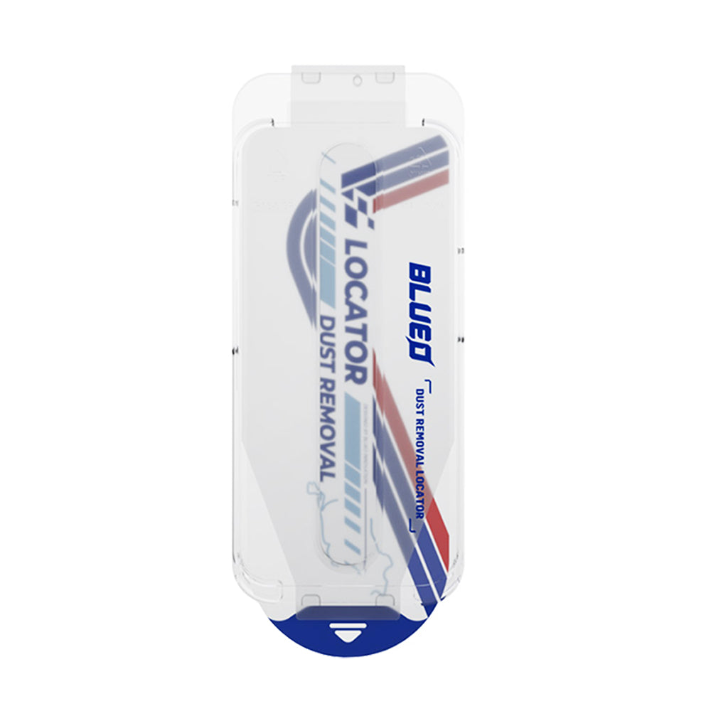 Протектор за екран Blueo Anti-Dust HD Applicator Pro за Apple iPhone 16 Pro, закалено стъкло, пълно залепване, черен
