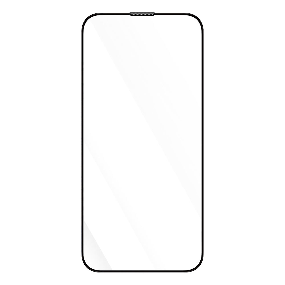 Протектор за екран Blueo Anti-Reflective HD за Apple iPhone 17e / 16e / 14 / 13 Pro, закалено стъкло, пълно залепване, черен