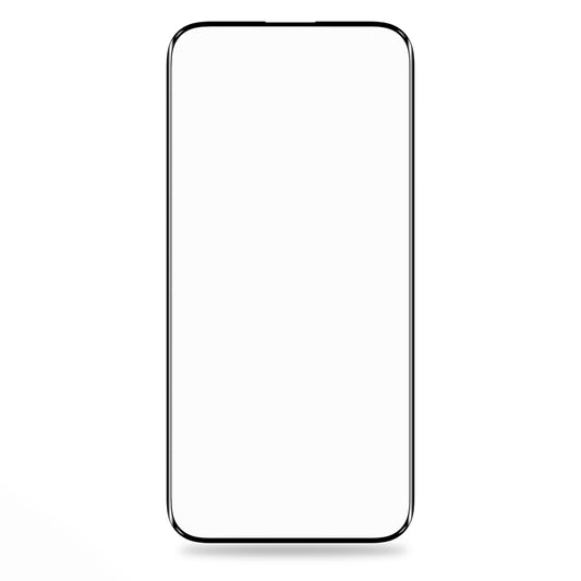 Протектор за екран Blueo Silk HD за Apple iPhone 16 / 15, закалено стъкло, пълно залепване, комплект от 5 броя, 2.5D, черен