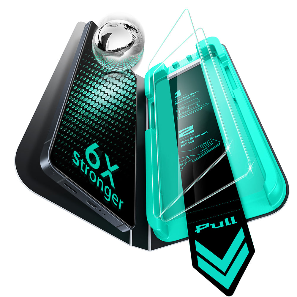 Защитно фолио ESR Armorite за Samsung Galaxy S26 Ultra S948, закалено стъкло, пълно лепило, комплект от 2 броя