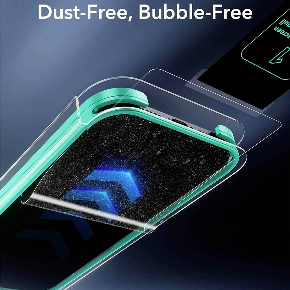 Протектор за екран ESR Armorite UltraFit за Apple iPhone 18 Pro Max / 17 Pro Max, закалено стъкло, пълно залепване, комплект от 2 броя, черен