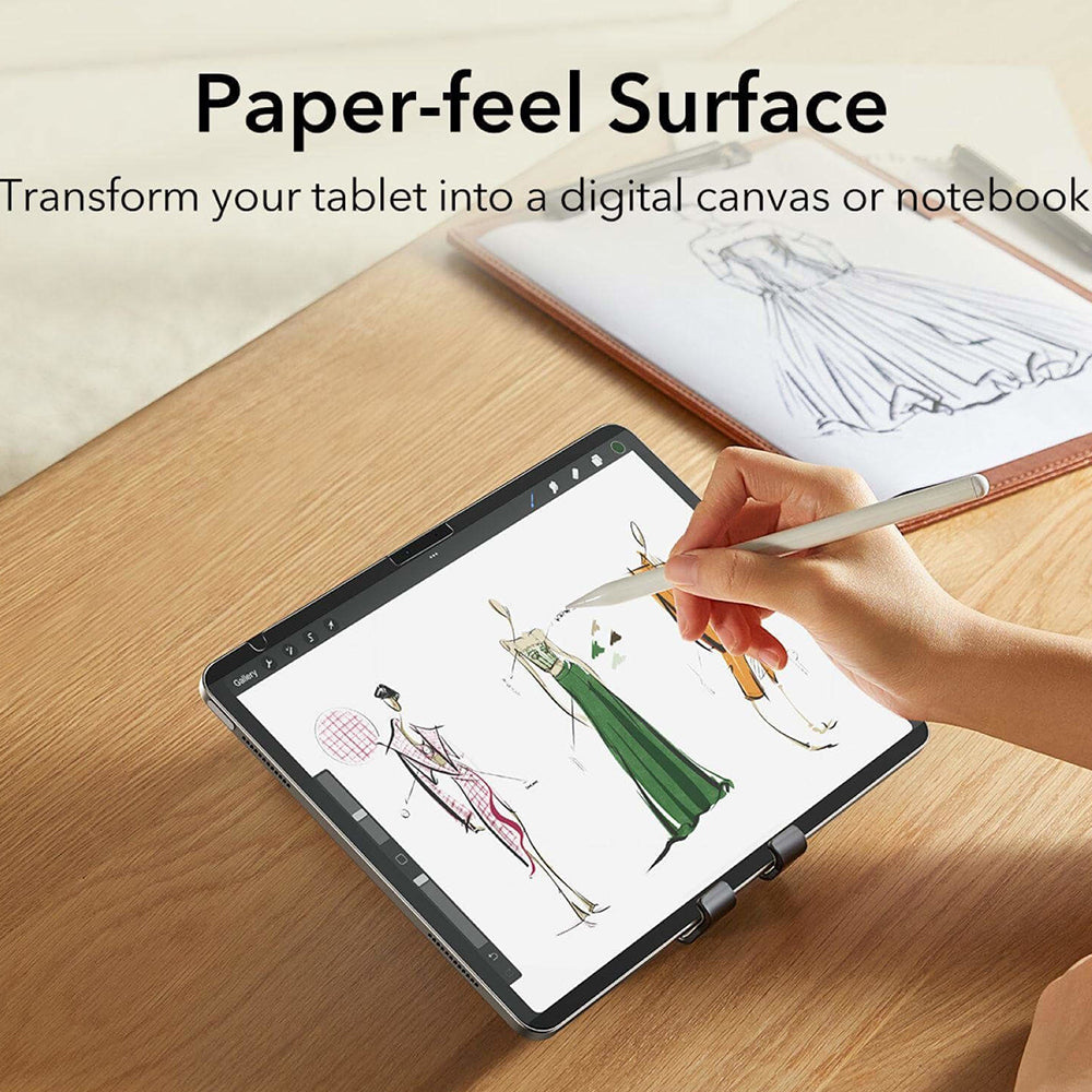 Защитно фолио ESR Paper Feel Magnetic за Apple iPad (2025) / (2022), Пластмаса