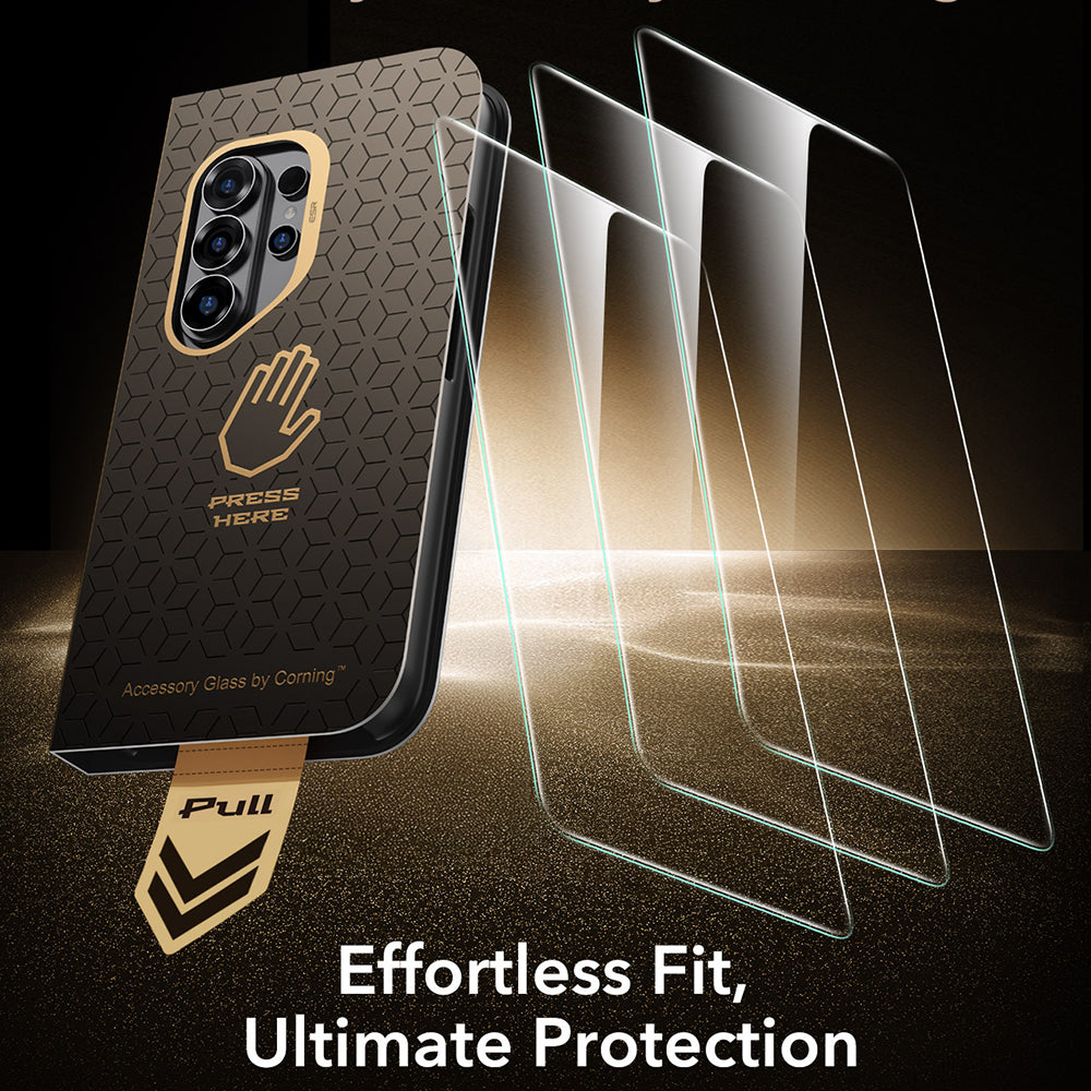 Защитно фолио ESR UltraFit Armorite Pro за Samsung Galaxy S26 Ultra S948, закалено стъкло, Full Glue