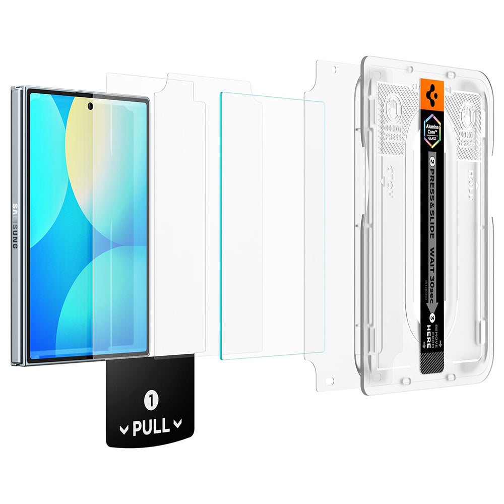 Протектор за външен екран Spigen GlastR EZ FIT Pro HD за Samsung Galaxy Z Fold8 F971, закалено стъкло, пълно залепване AGL11942