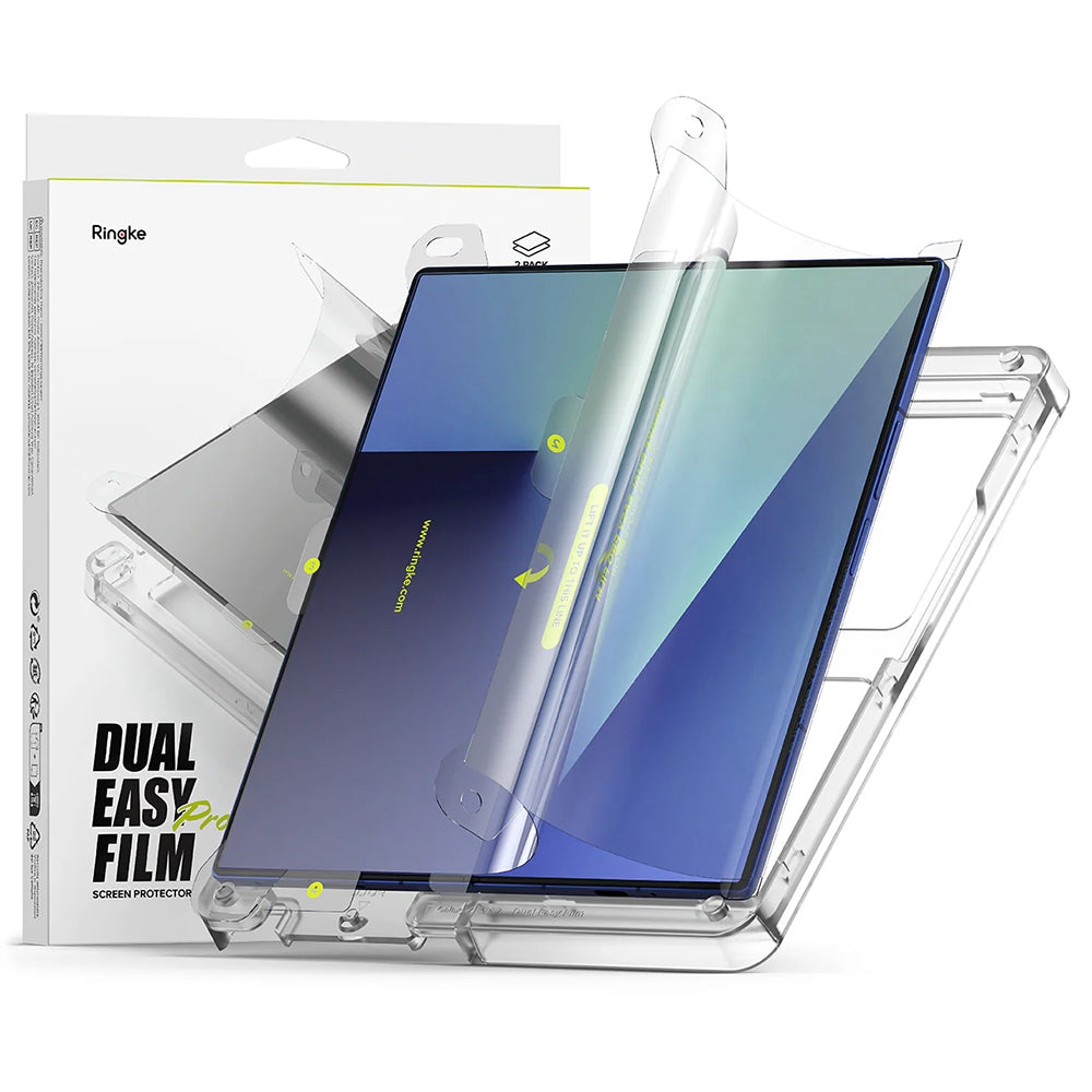 Протектор за вътрешен екран Ringke Dual Easy Pro за Samsung Galaxy Z Fold7 F966, пластмаса, комплект от 2 броя