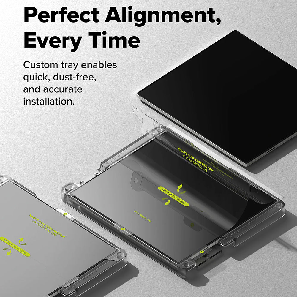 Протектор за вътрешен екран Ringke Dual Easy Pro за Samsung Galaxy Z Fold7 F966, пластмаса, комплект от 2 броя
