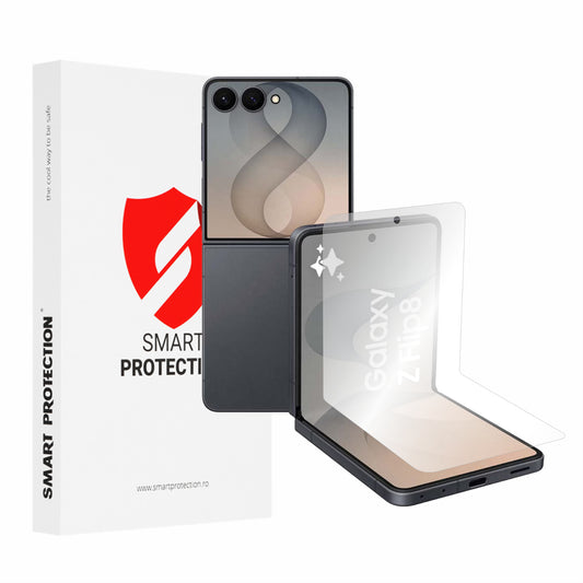Протектор за вътрешен екран Smart Protection Premium Classic за Samsung Galaxy Z Flip8 F776, пластмаса, комплект от 2 броя