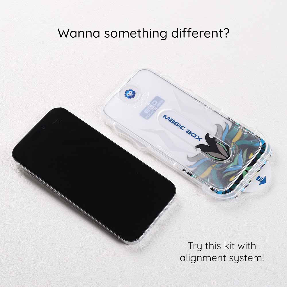 Протектор за екран Lito Magic Glass Box D+ Tools за Apple iPhone 16, закалено стъкло, пълно залепване