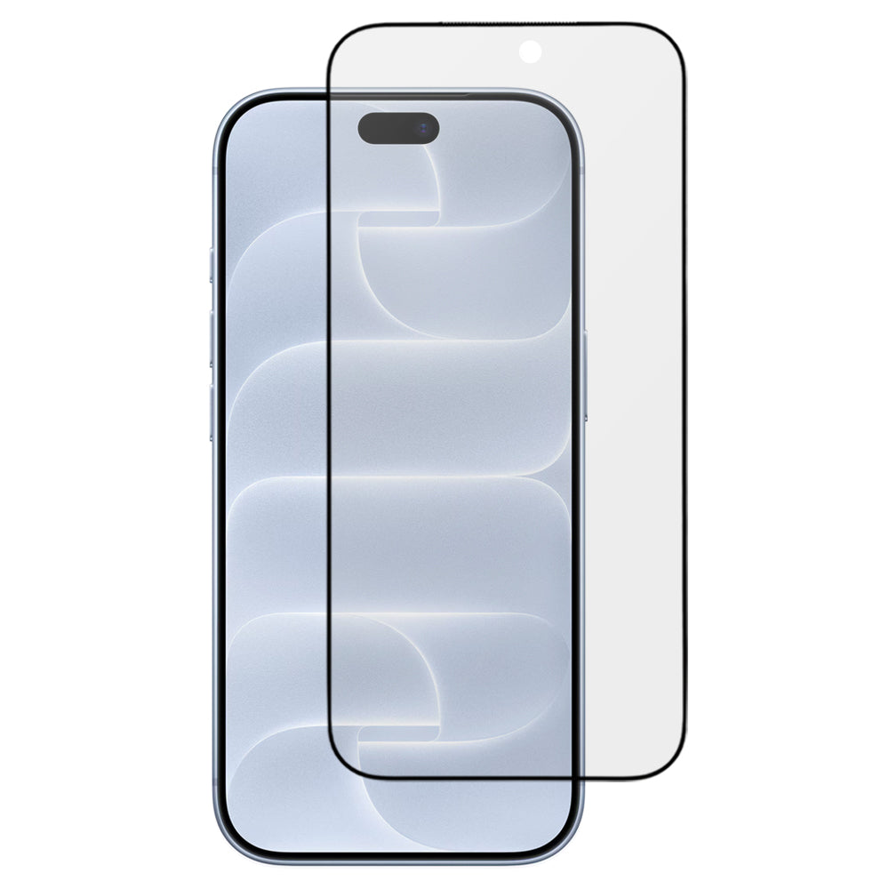 Защитно фолио за екран Matte Blueo Anti Reflective HD за Apple iPhone 18 Pro, закалено стъкло, Full Glue, черно