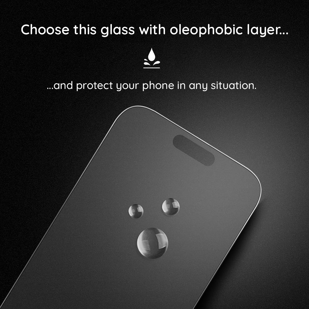 Матирана защитна фолио за екран Lito HD Pro за Apple iPhone 16 Plus, закалено стъкло, пълно залепване, черна