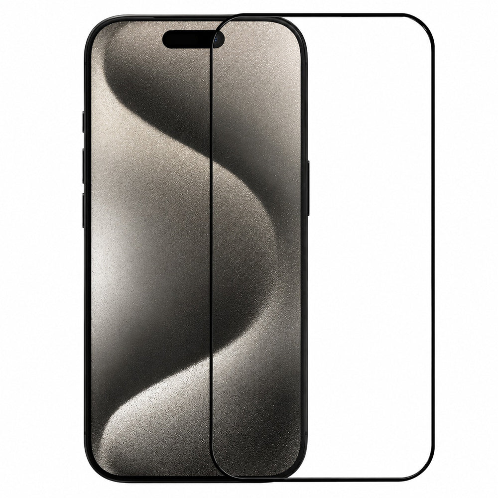 Протектор за екран Nillkin CP+ Pro за Apple iPhone 15 Pro Max, закалено стъкло, пълно залепване, черен