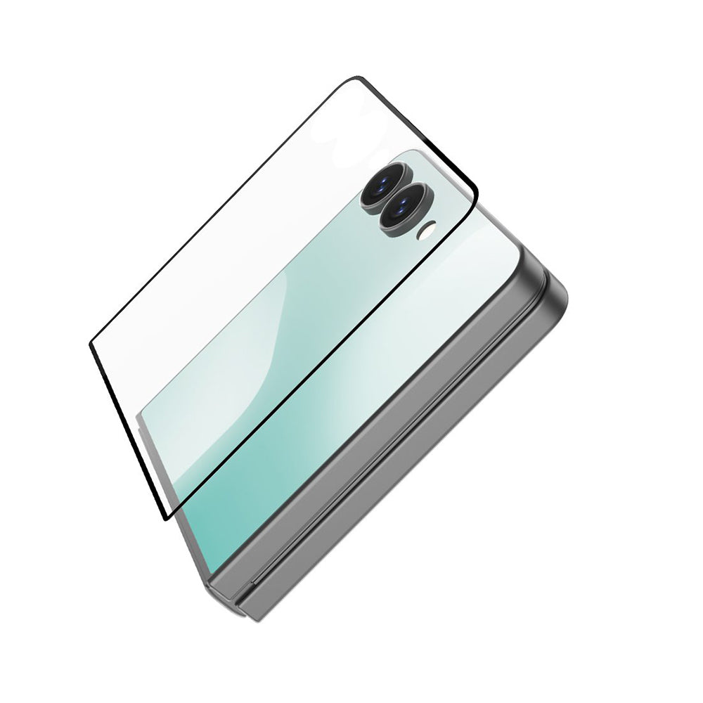 Външна защитна фолио за екран Nillkin CP+ Pro за Samsung Galaxy Z Flip8 F776 / Z Flip7 F766, закалено стъкло, пълно залепване, черно