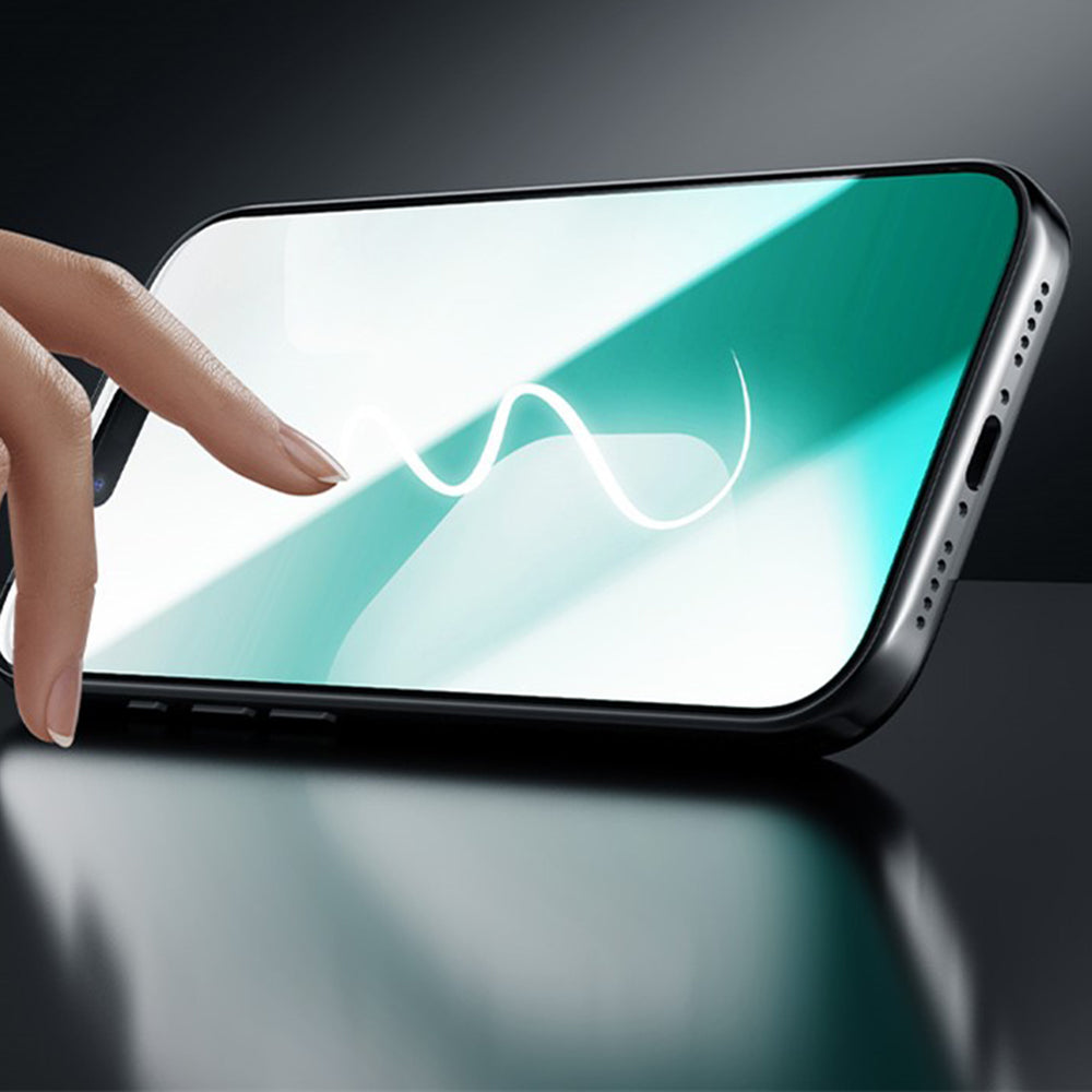 Протектор за екран Nillkin CP+ Pro с апликатор за Apple iPhone 17, закалено стъкло, пълно залепване, черен