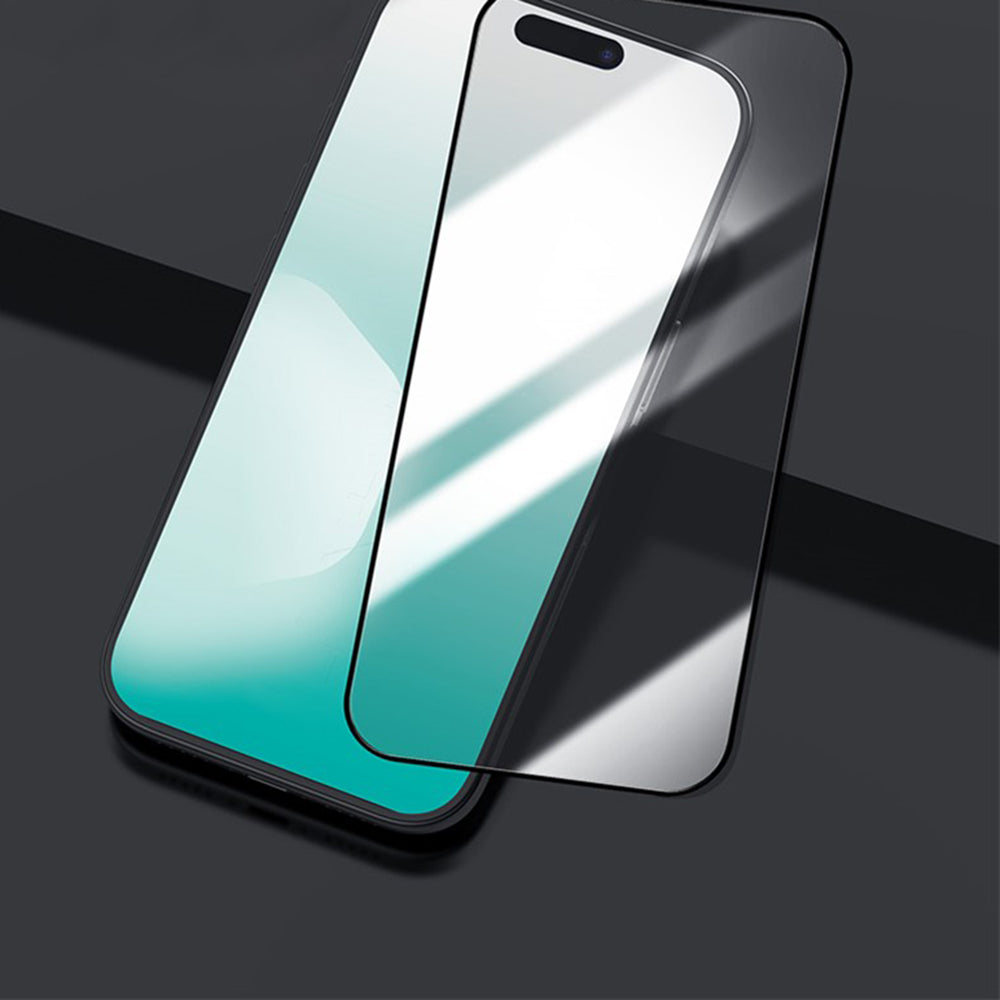 Протектор за екран Nillkin CP+ Pro с апликатор за Apple iPhone 18 Pro Max / 17 Pro Max, закалено стъкло, пълно залепване, черен