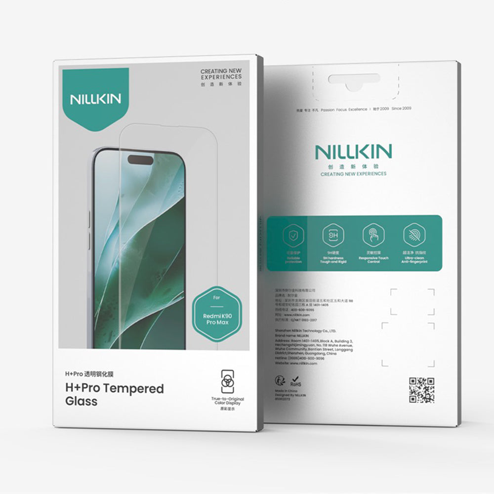 Протектор за екран Nillkin H+ Pro за Xiaomi Poco F8 Ultra, закалено стъкло, пълно залепване
