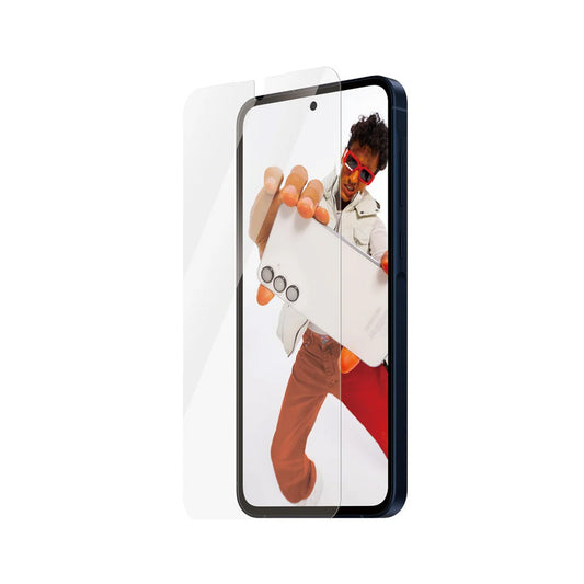 Фолио за защита на екрана PanzerGlass Safe. Ultra-Wide Fit EasyAligner за Samsung Galaxy A56 A566, Закалено стъкло, Пълно залепване