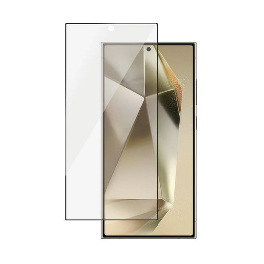 Защитно фолио за екран PanzerGlass Safe. Ultra-Wide Fit EasyAligner за Samsung Galaxy S24 Ultra S928, закалено стъкло, пълно залепване, черно.