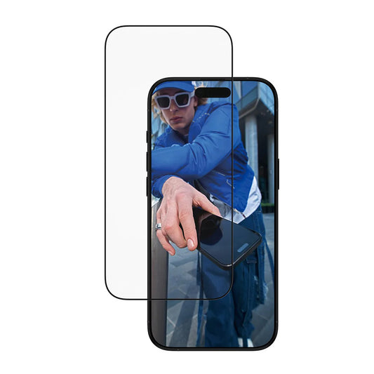 Защитно фолио за екран PanzerGlass Ultra-Wide Fit EasyAligner за Apple iPhone 17 Air, Закалено стъкло, Пълно лепило, Черно