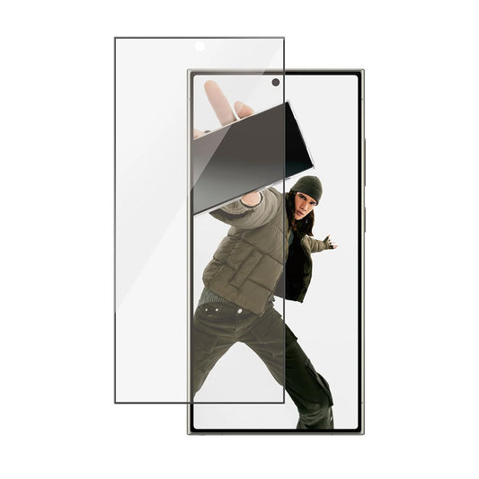 Защитно фолио за екран PanzerGlass Ultra-Wide Fit EasyAligner за Samsung Galaxy S24 Ultra S928, закалено стъкло, пълно залепване, черно