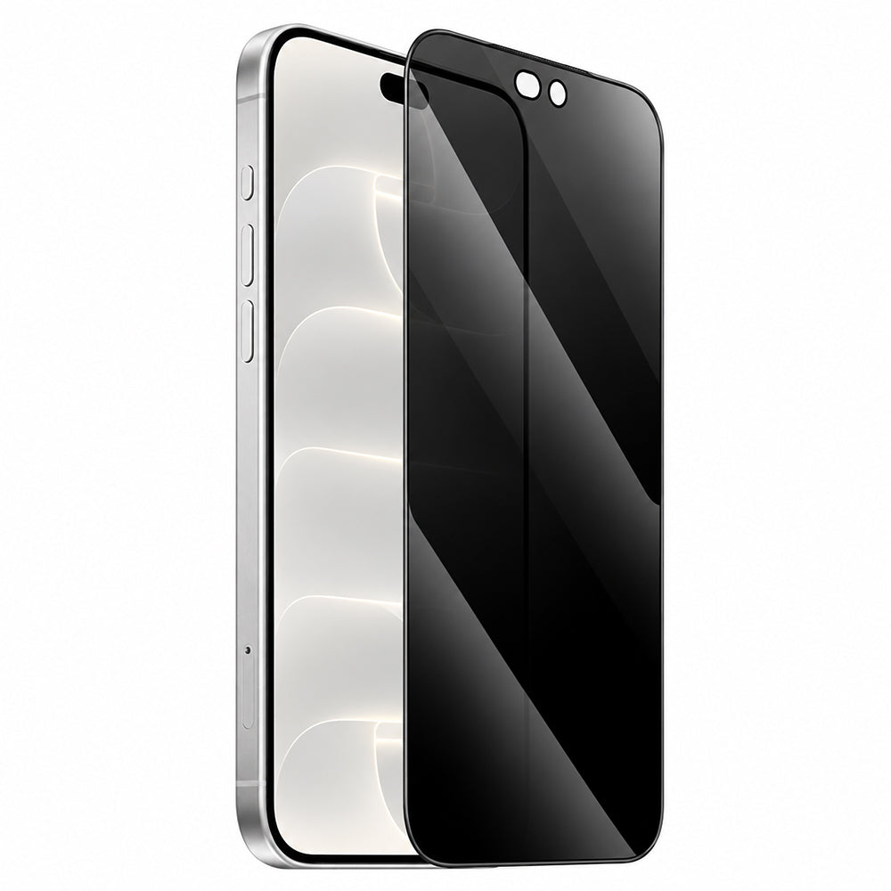 Протектор за екран Privacy Blueo Anti-Peep Applicator Pro за Apple iPhone 18 Pro, закалено стъкло, Full Glue