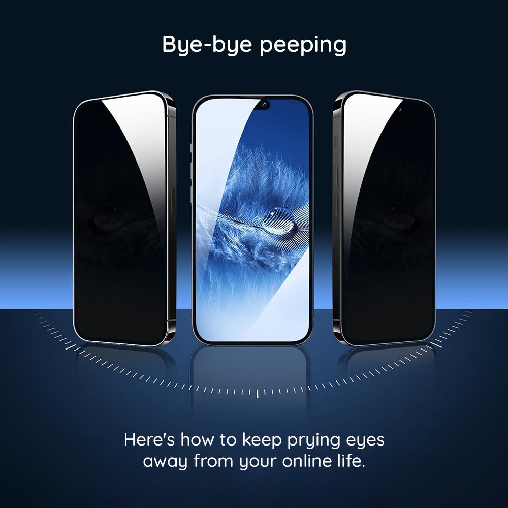 Протектор за екран Privacy Lito HD Pro за Apple iPhone 15 Plus, закалено стъкло, пълно залепване