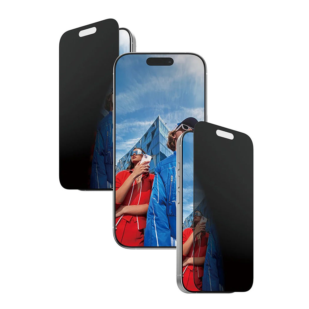 Фолио за защита на екрана Privacy PanzerGlass Ultra-Wide Fit 2-Way EasyAligner за Apple iPhone 17 / 16 Pro, Закалено стъкло, Пълно залепване