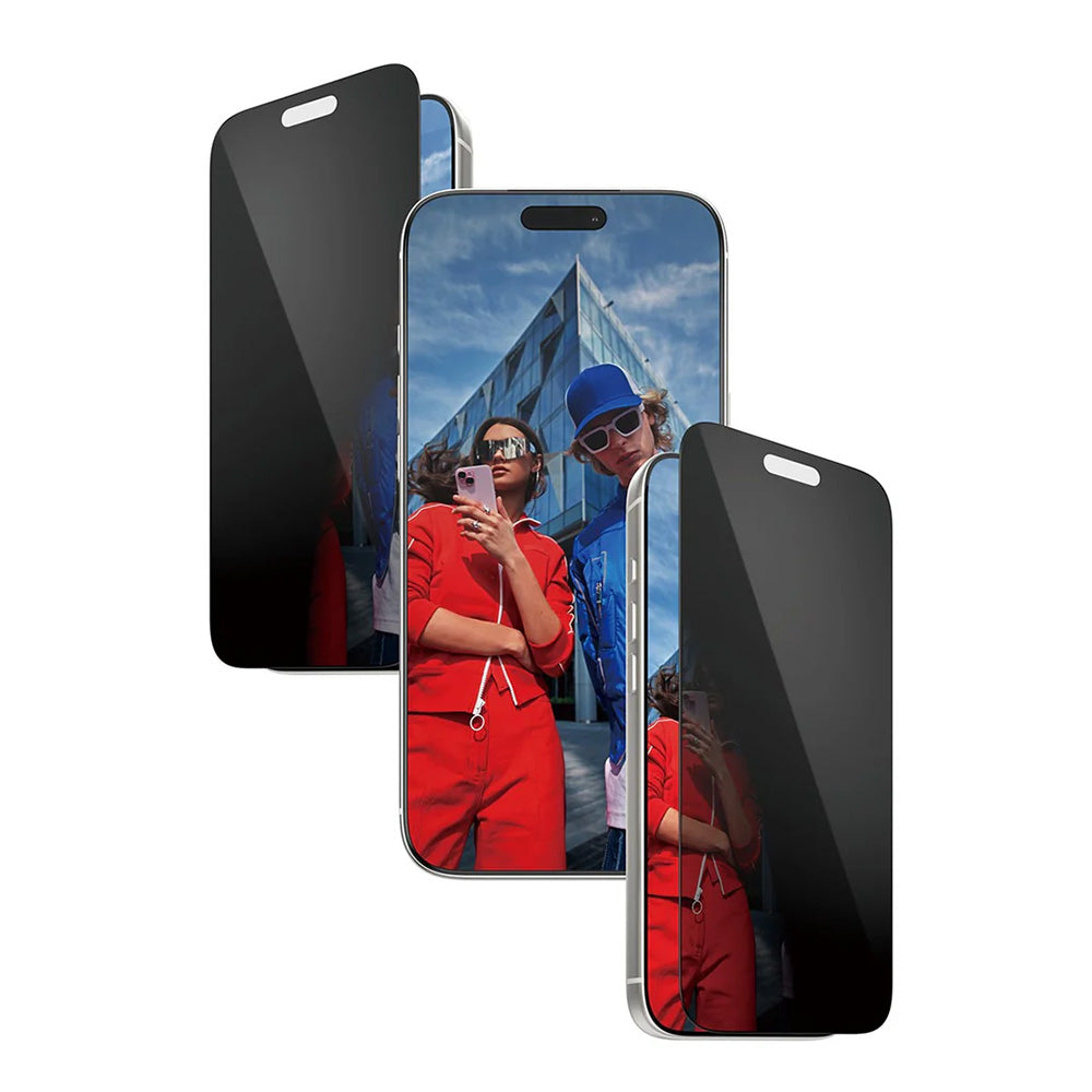 Защитно фолио за екран Privacy PanzerGlass Ultra-Wide Fit 2-Way EasyAligner за Apple iPhone 17 Pro Max, закалено стъкло, Full Glue